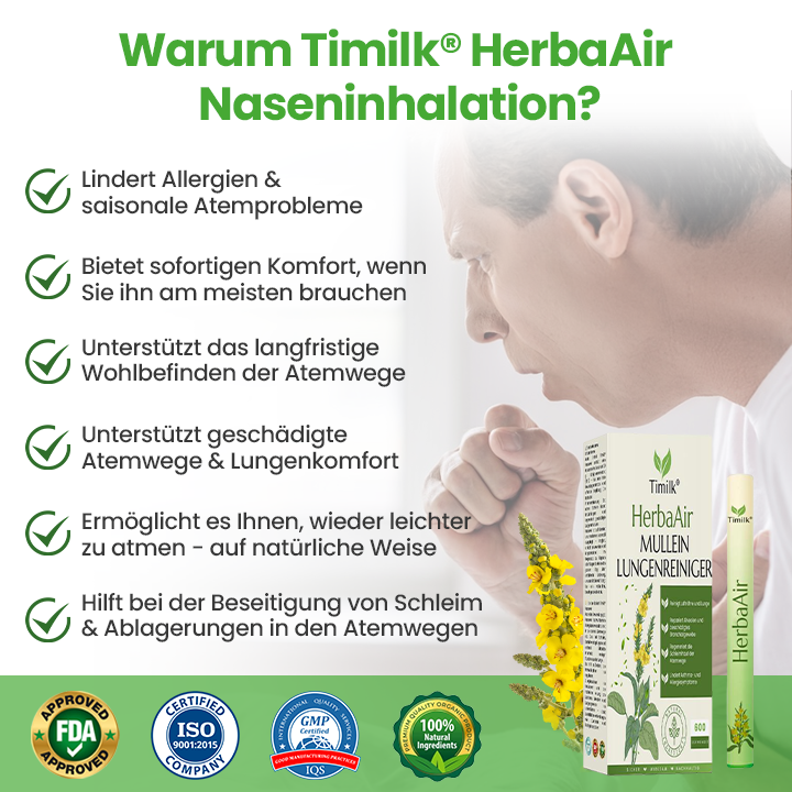 Timilk® HerbaAir Mullein Lungenreiniger