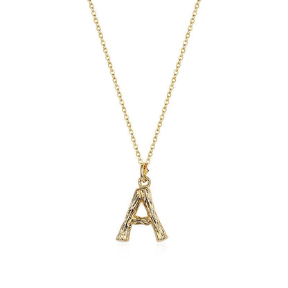 Initialen-Anhänger-Halskette｜(Letter A-Z)