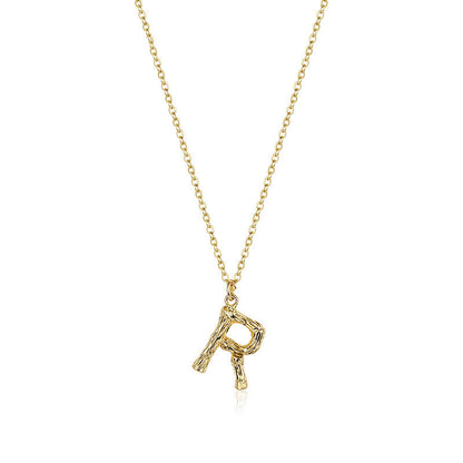 Initialen-Anhänger-Halskette｜(Letter A-Z)